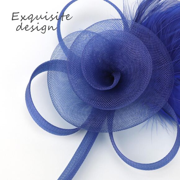 Fascinators Hats For Women Tea Party Fascinator Hats Tulle Fascinators 7171 - Picture 3 of 7